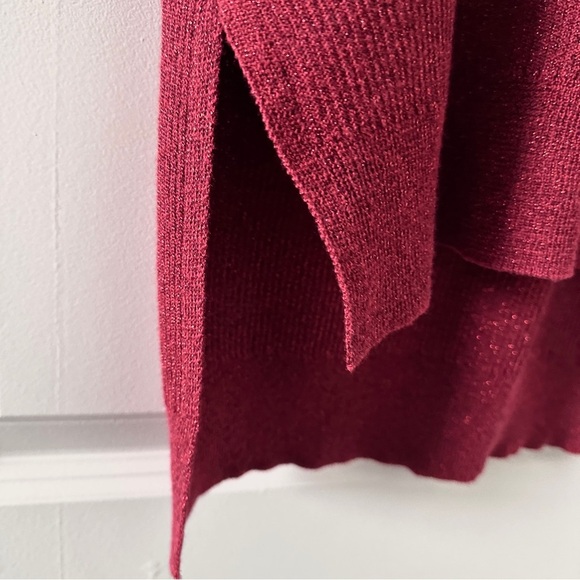 MICHAEL Michael Kors Red Metallic Knit Sleeveless Sweater Womens Size Medium NWT - Picture 10 of 17